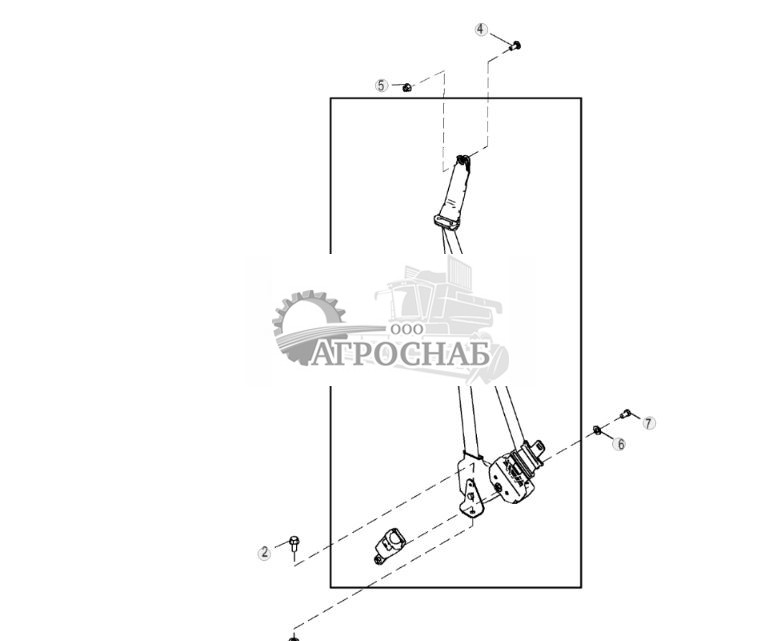Ремень безопасности с плечевым ремнем, ширина 7,62 см (3 дюйма) Ремень безопасности с плечевым ремнем, ширина 7,62 см (3 дюйма) - ST1485 262.jpg
